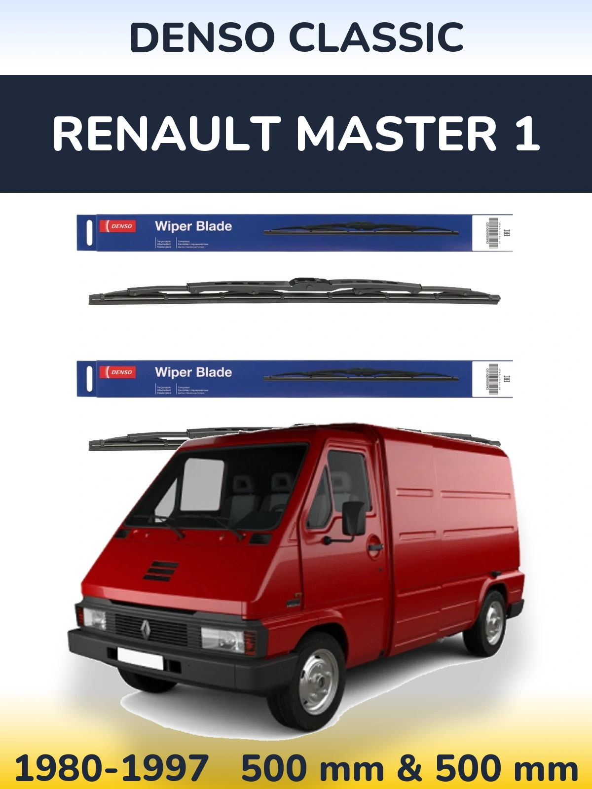Ștergătoare Denso Classic pentru Renault Master 1