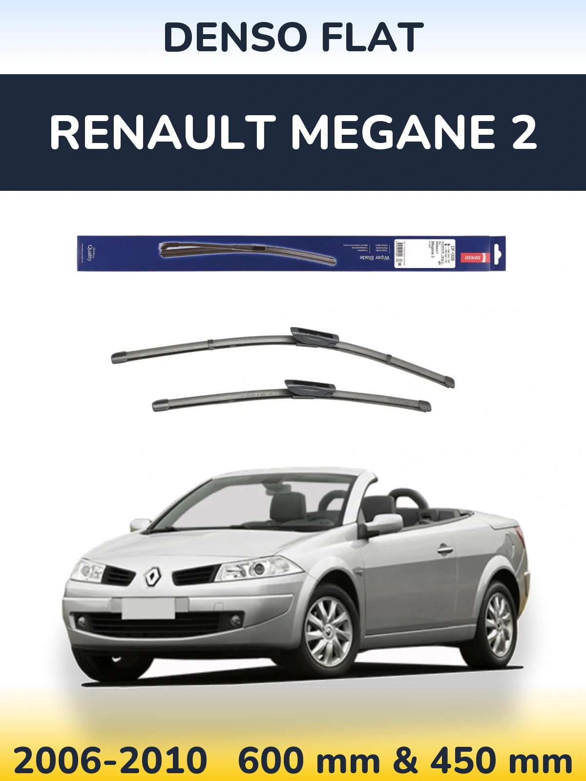 Ștergătoare Denso Flat pentru Renault Megane 2