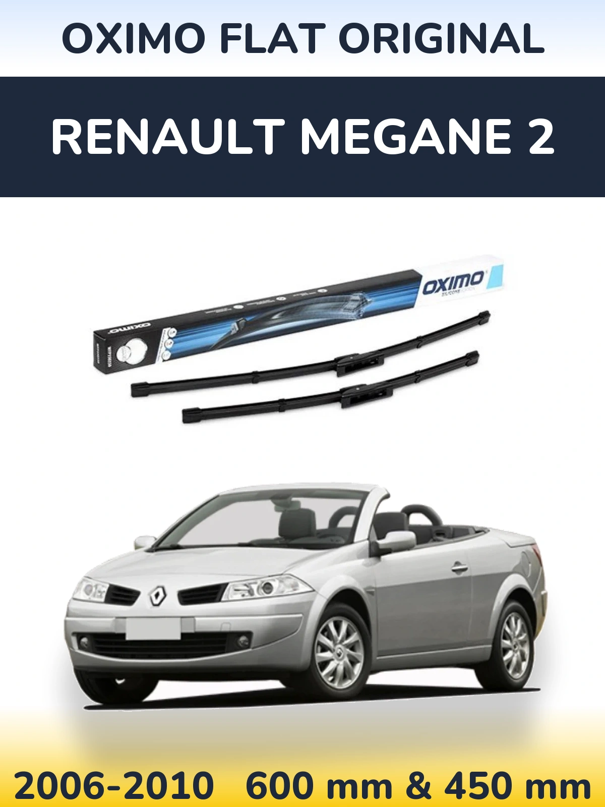 Ștergătoare Oximo Flat Original pentru Renault Megane 2