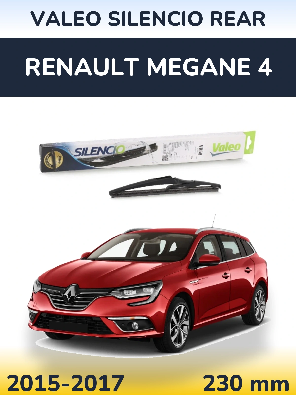 Ștergătoare Valeo Silencio Rear pentru Renault Megane 4