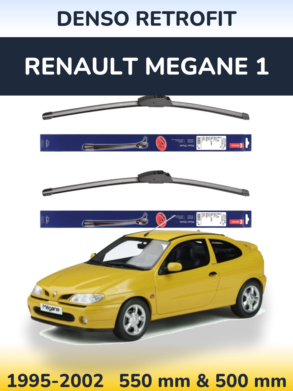 Ștergătoare Denso Retrofit pentru Renault Megane 1