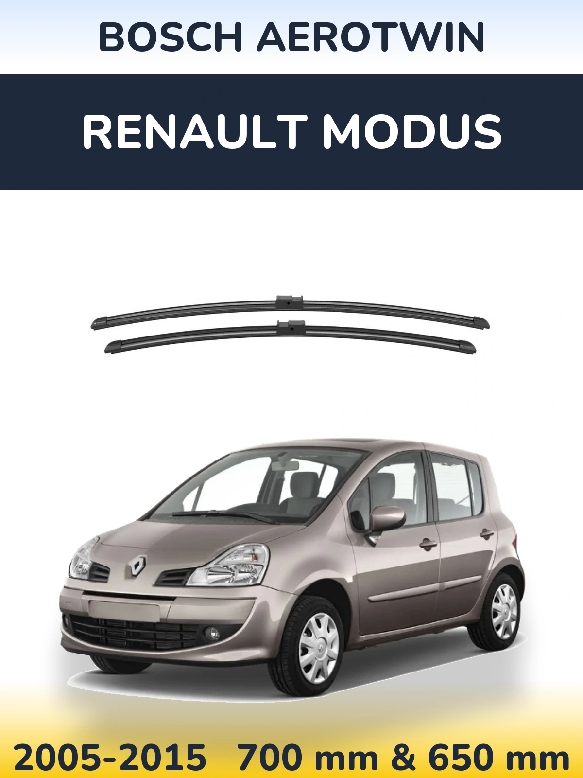 Ștergătoare BOSCH AeroTwin pentru Renault Modus