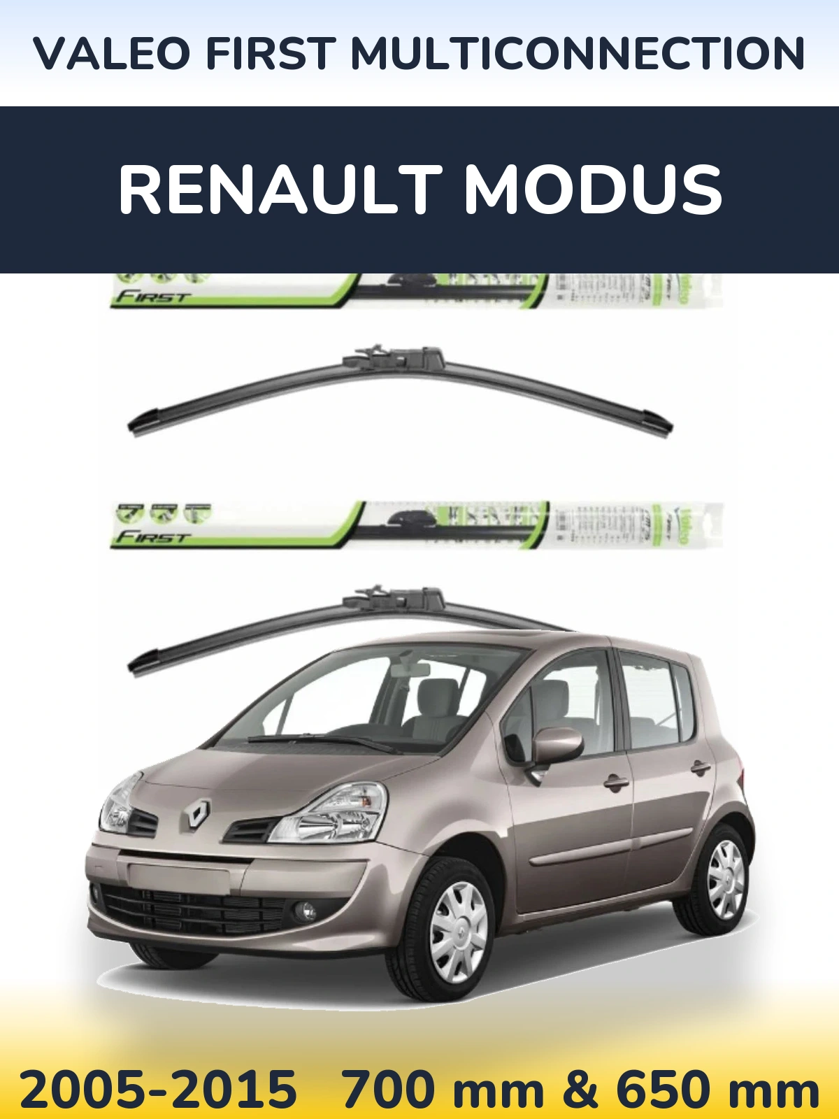 Ștergătoare Valeo First MultiConnection pentru Renault Modus