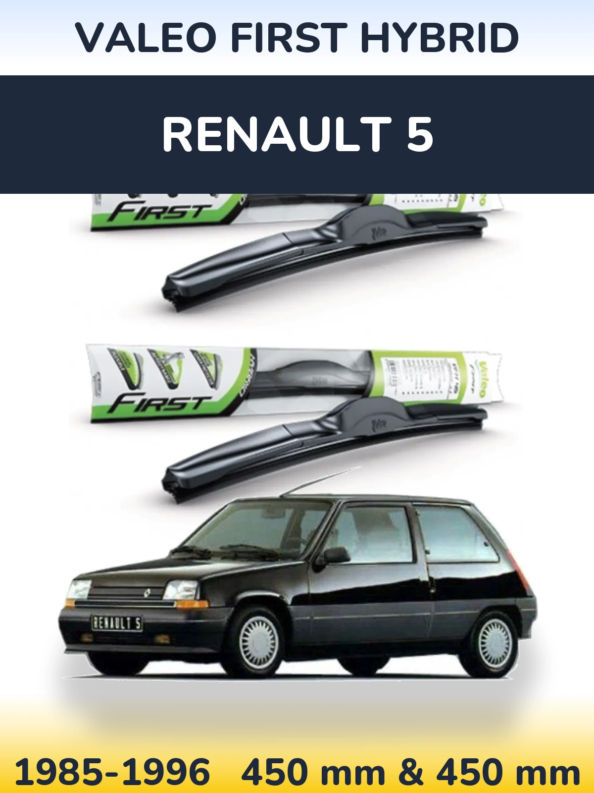 Ștergătoare Valeo First Hybrid pentru Renault 5