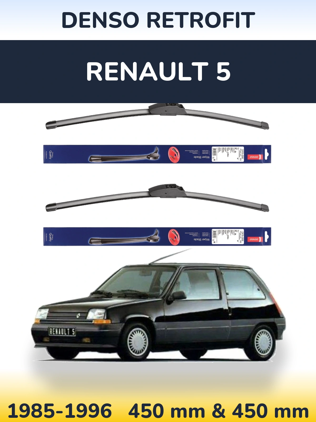 Ștergătoare Denso Retrofit pentru Renault 5