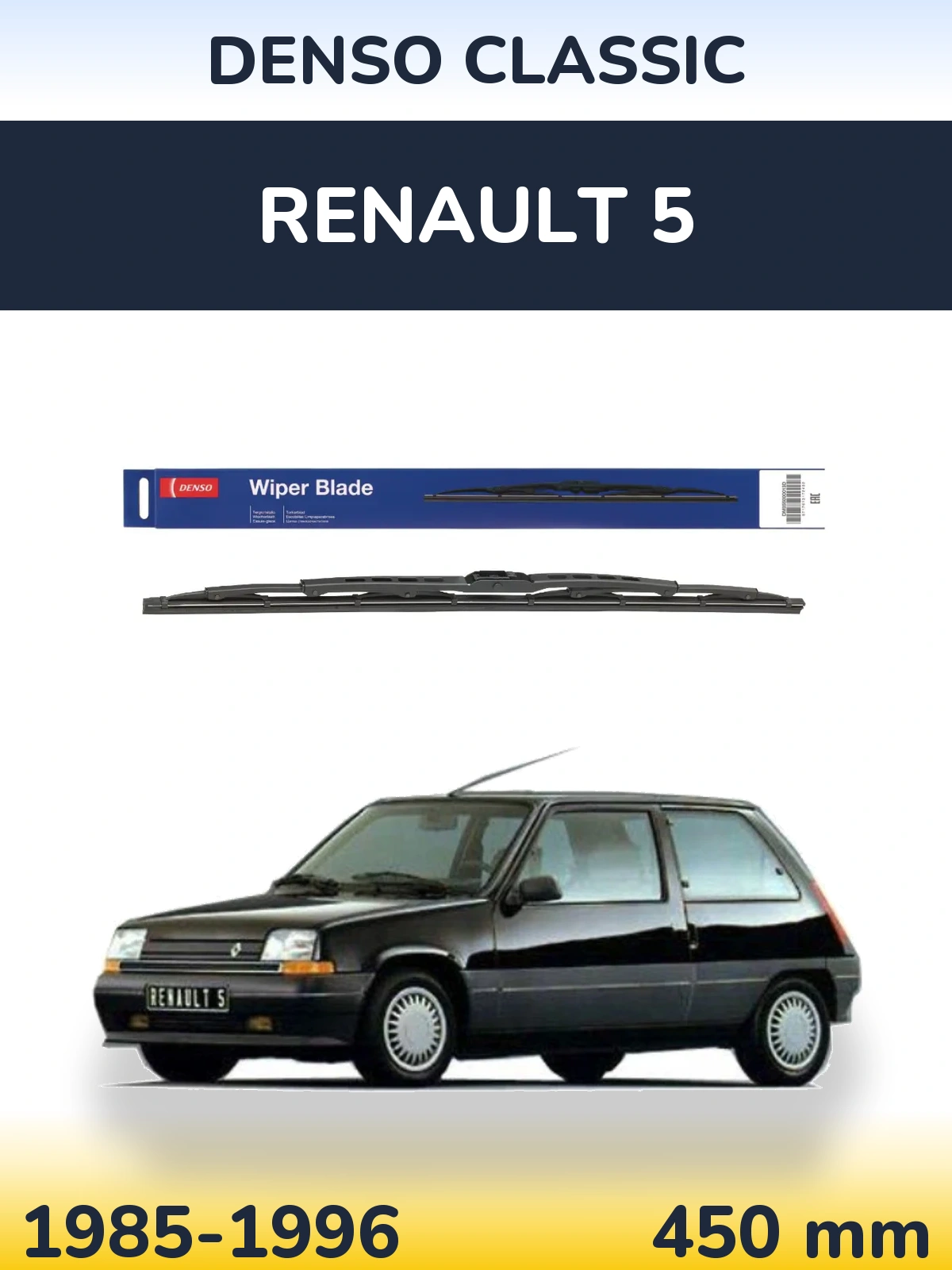 Ștergătoare Denso Classic pentru Renault 5