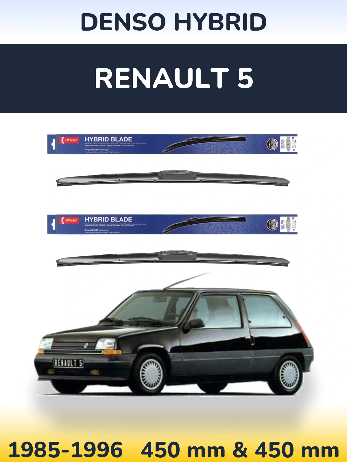 Ștergătoare Denso Hybrid pentru Renault 5