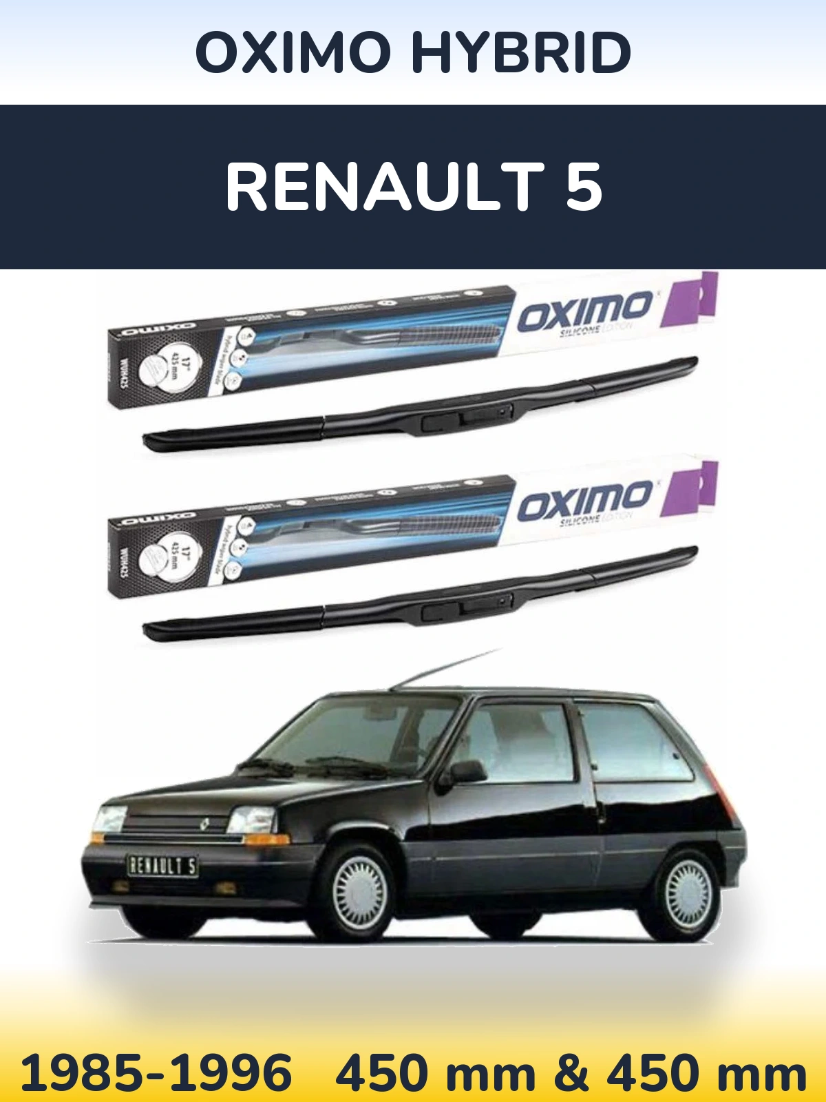 Ștergătoare Oximo Hybrid pentru Renault 5
