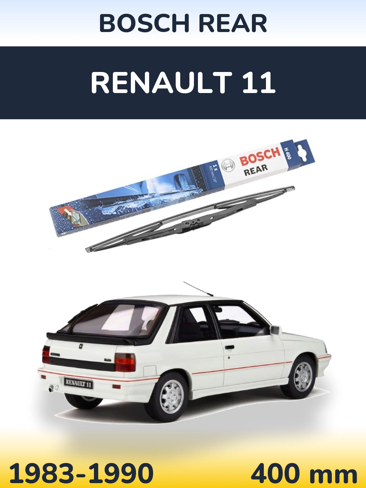 Ștergătoare BOSCH Rear pentru Renault 11