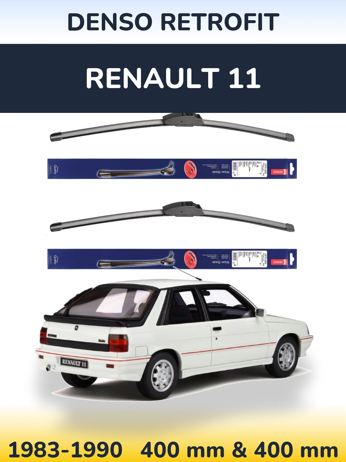 Ștergătoare Denso Retrofit pentru Renault 11