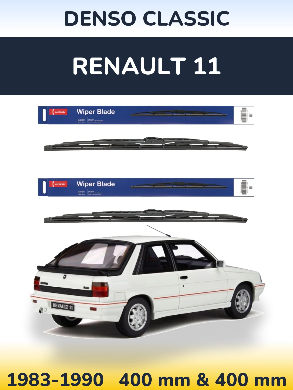 Ștergătoare Denso Classic pentru Renault 11