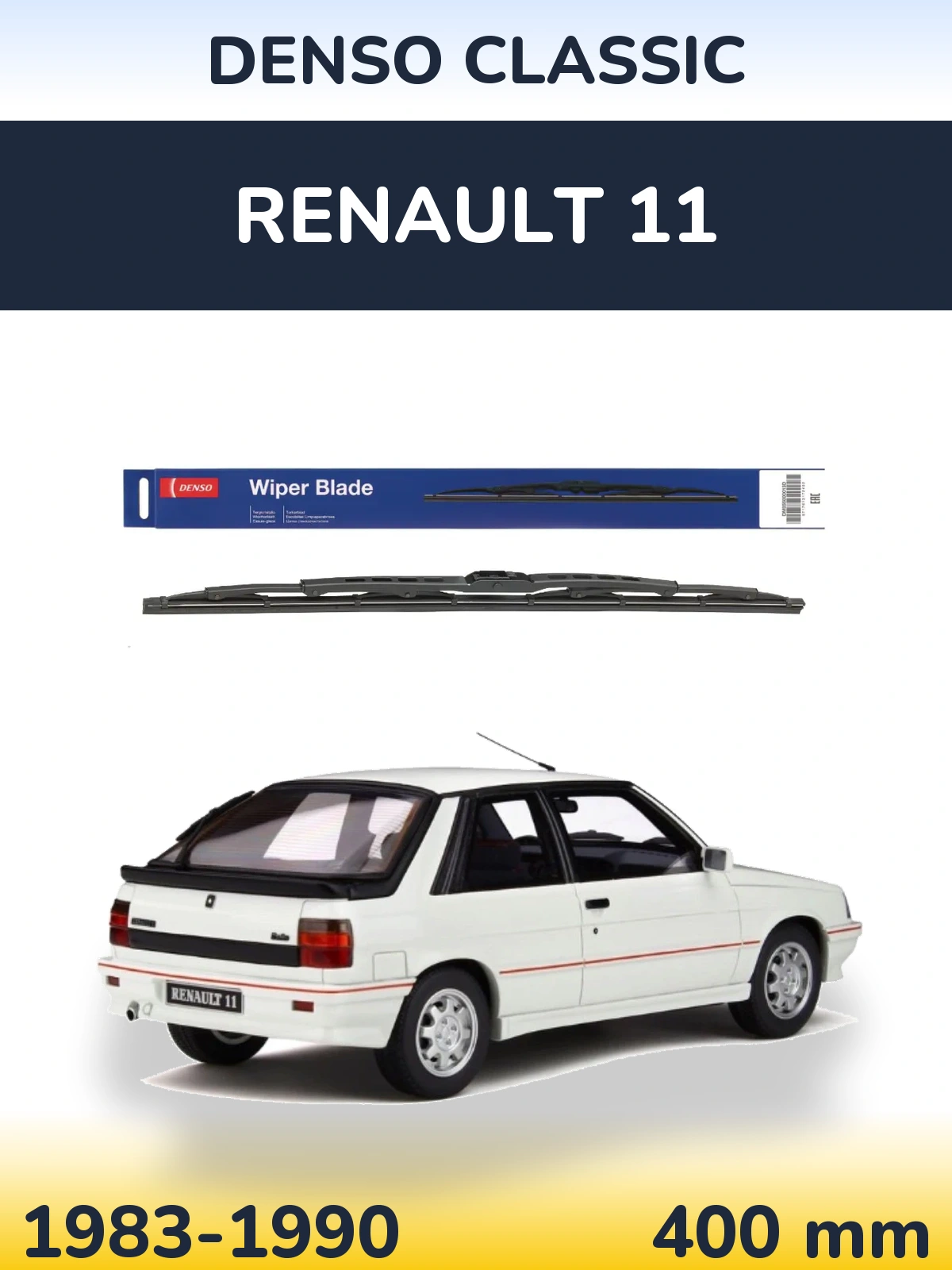 Ștergătoare Denso Classic pentru Renault 11