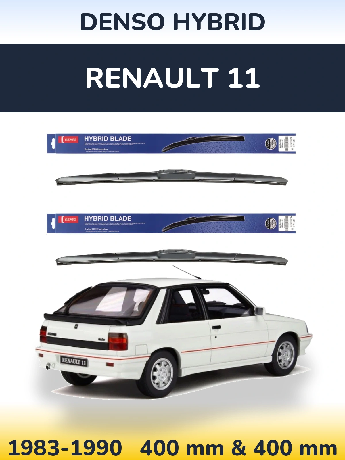 Ștergătoare Denso Hybrid pentru Renault 11
