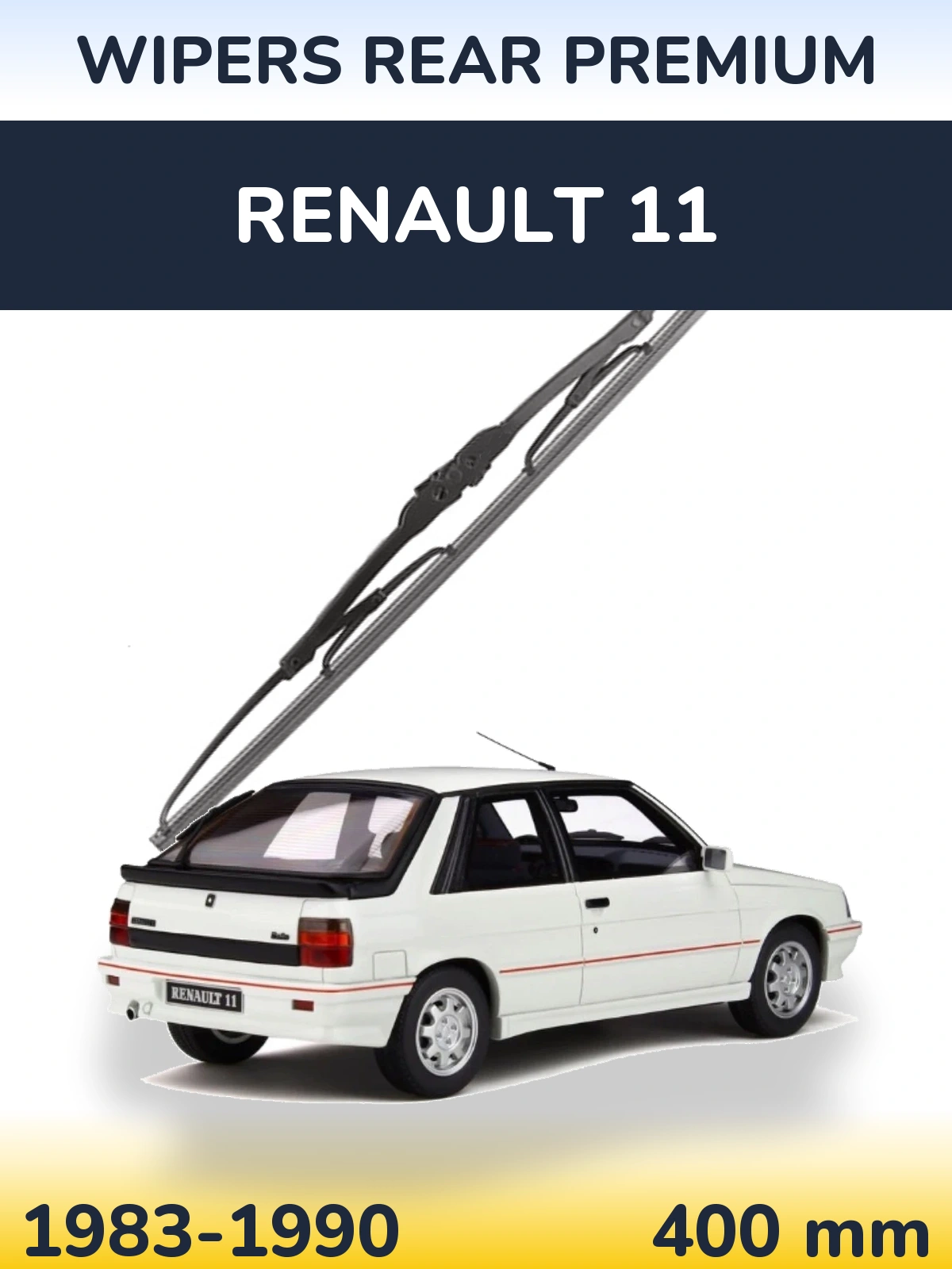 Ștergătoare WIPERS REAR PREMIUM pentru Renault 11