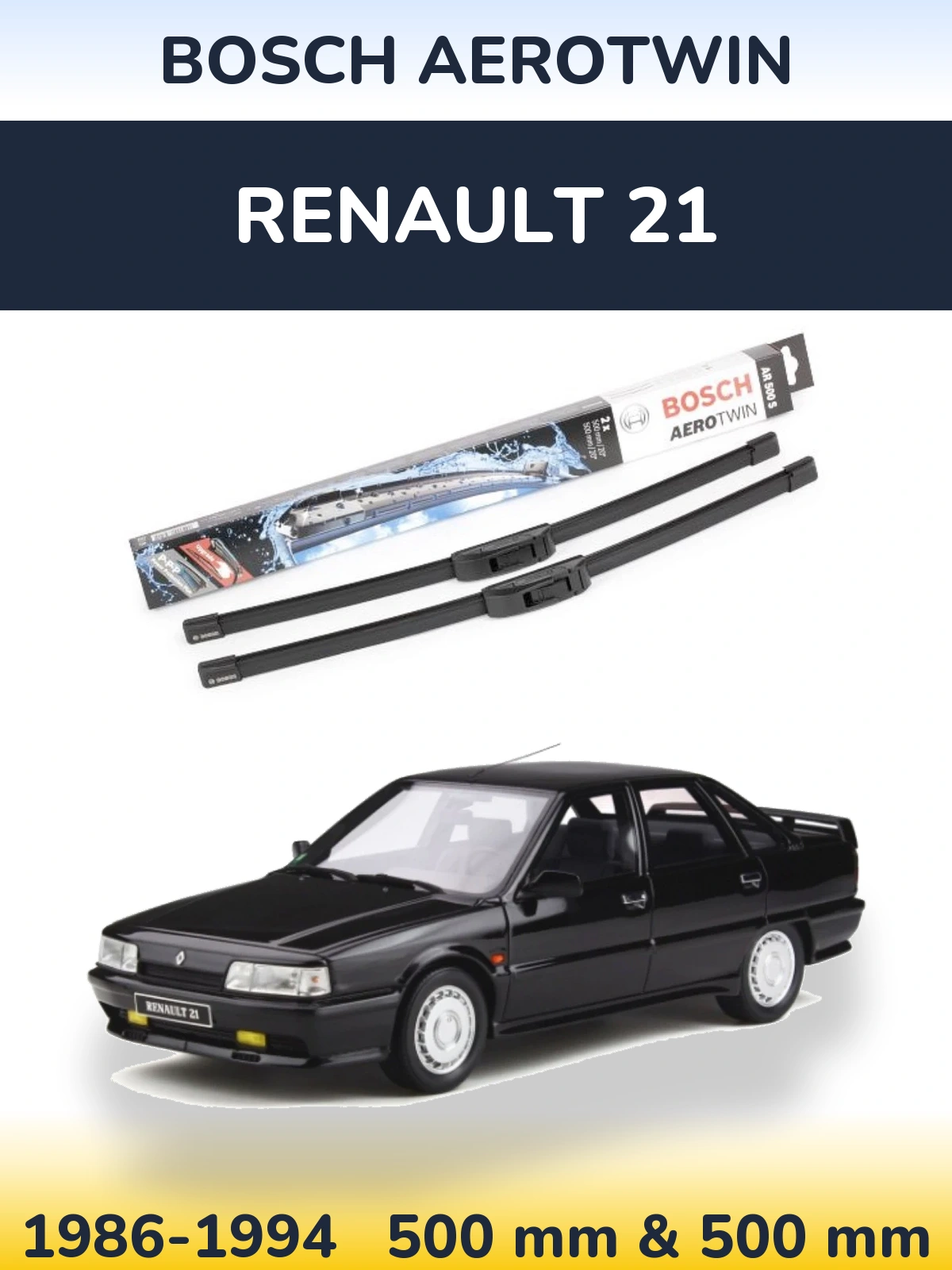 Ștergătoare BOSCH AeroTwin pentru Renault 21