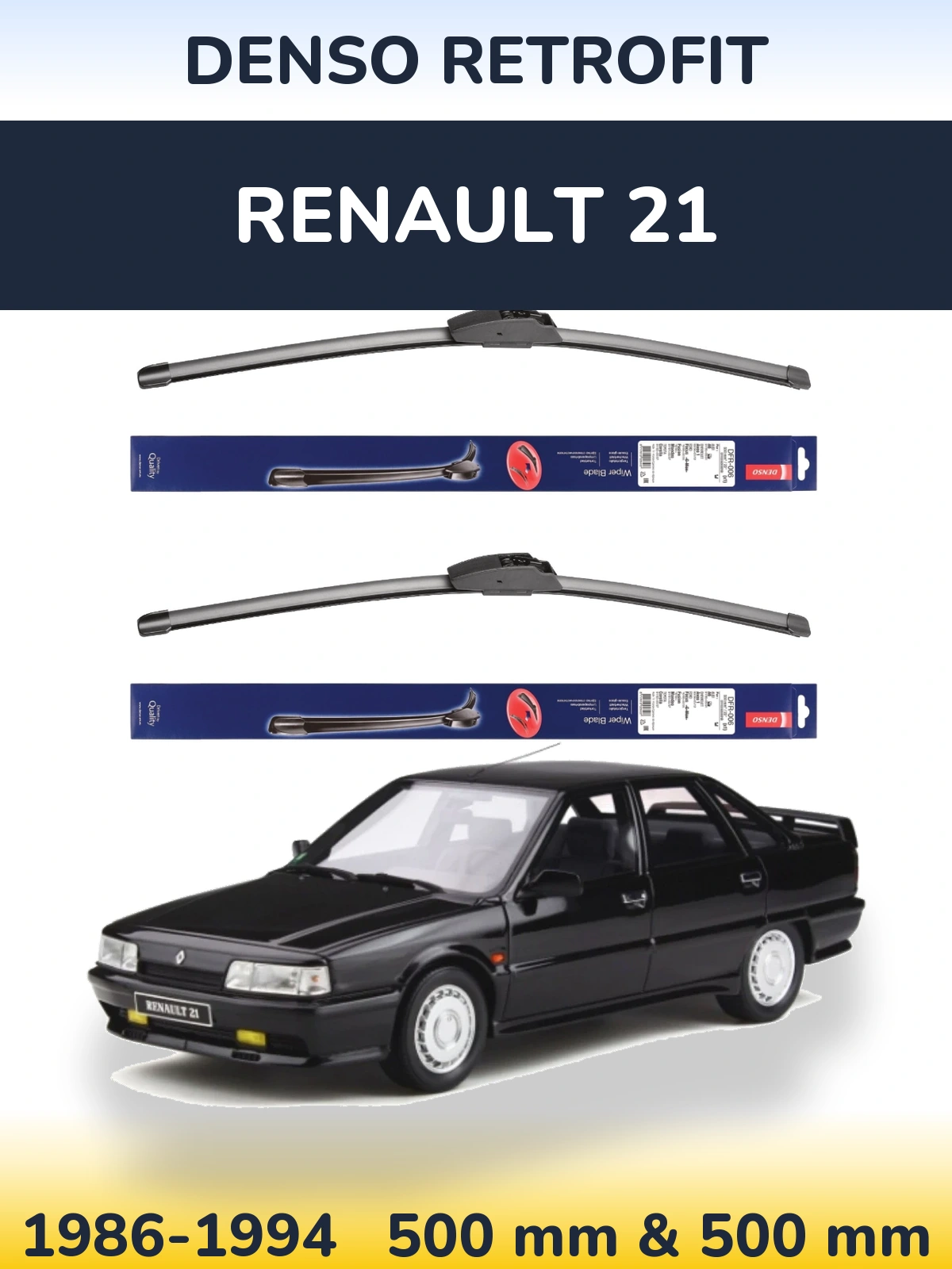 Ștergătoare Denso Retrofit pentru Renault 21