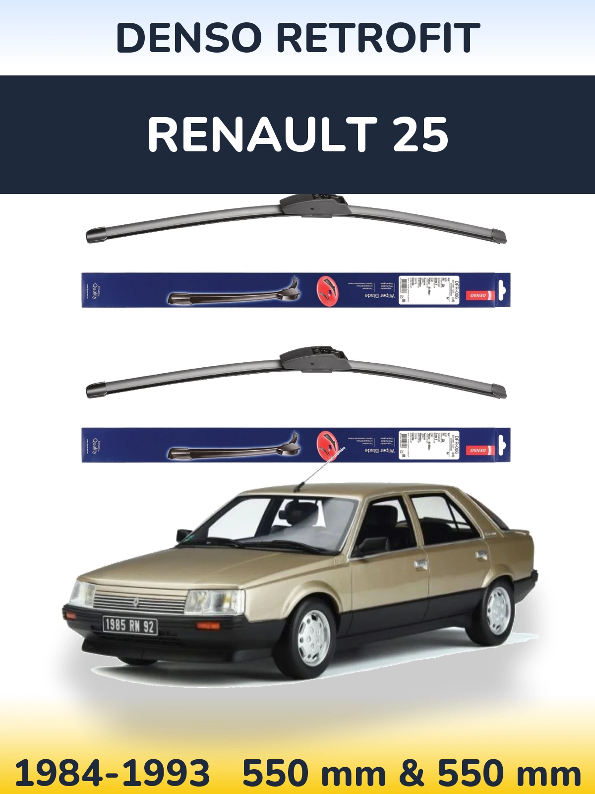 Ștergătoare Denso Retrofit pentru Renault 25