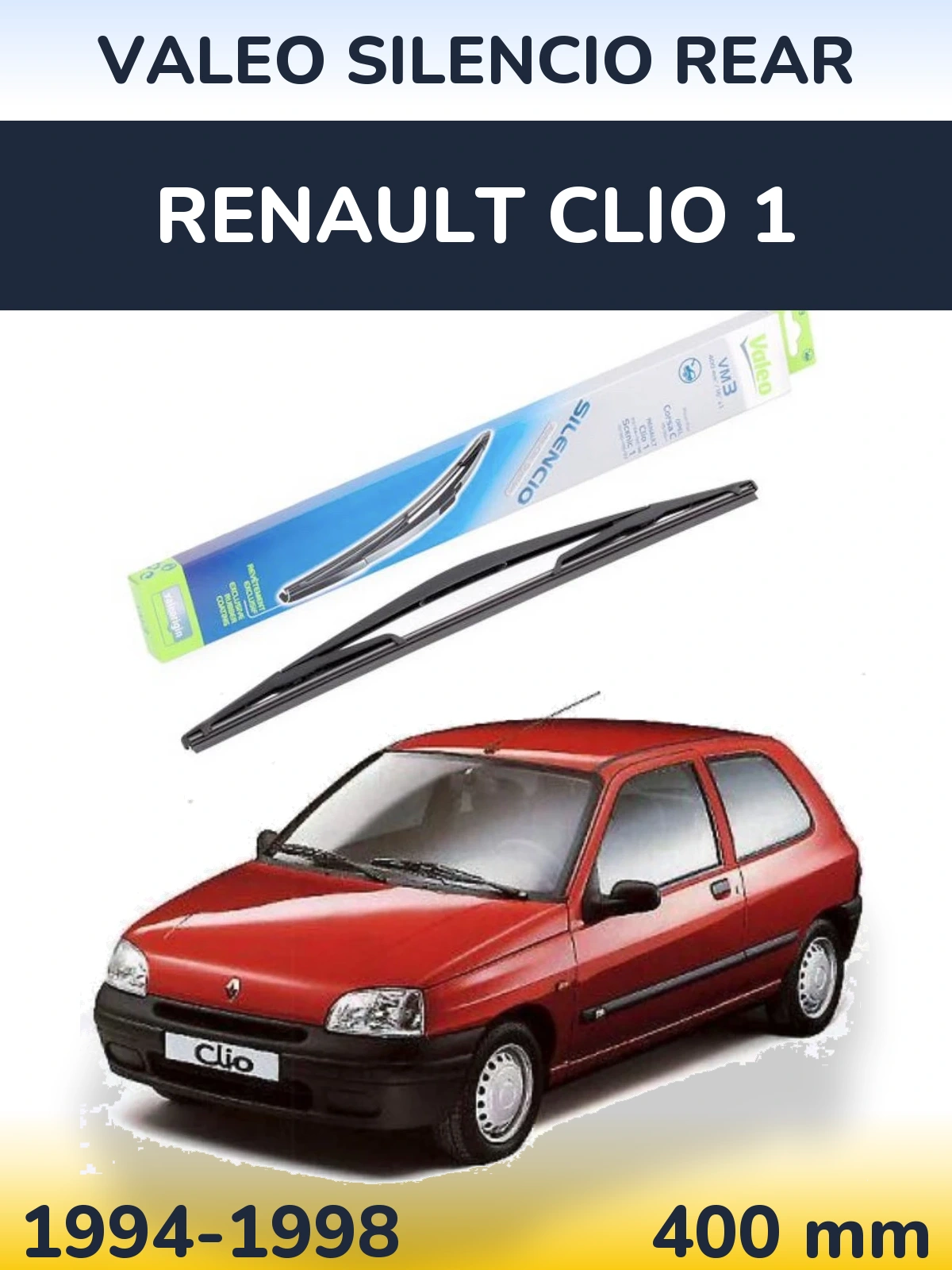 Ștergătoare Valeo Silencio Rear pentru Renault Clio 1