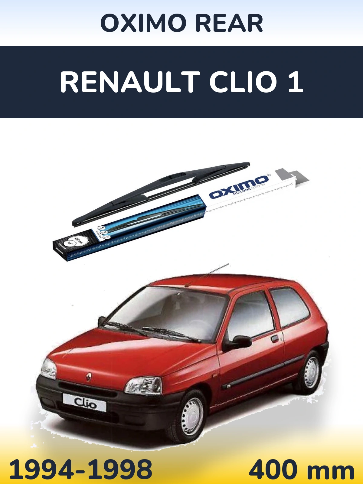 Ștergătoare Oximo Rear pentru Renault Clio 1