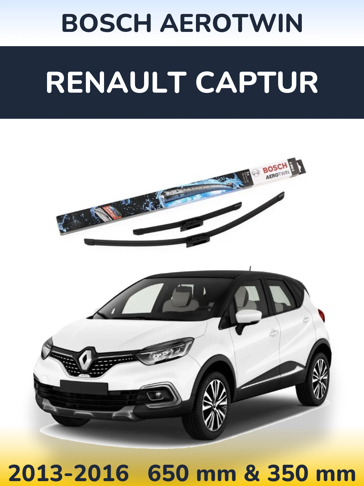 Ștergătoare BOSCH AeroTwin pentru Renault Captur