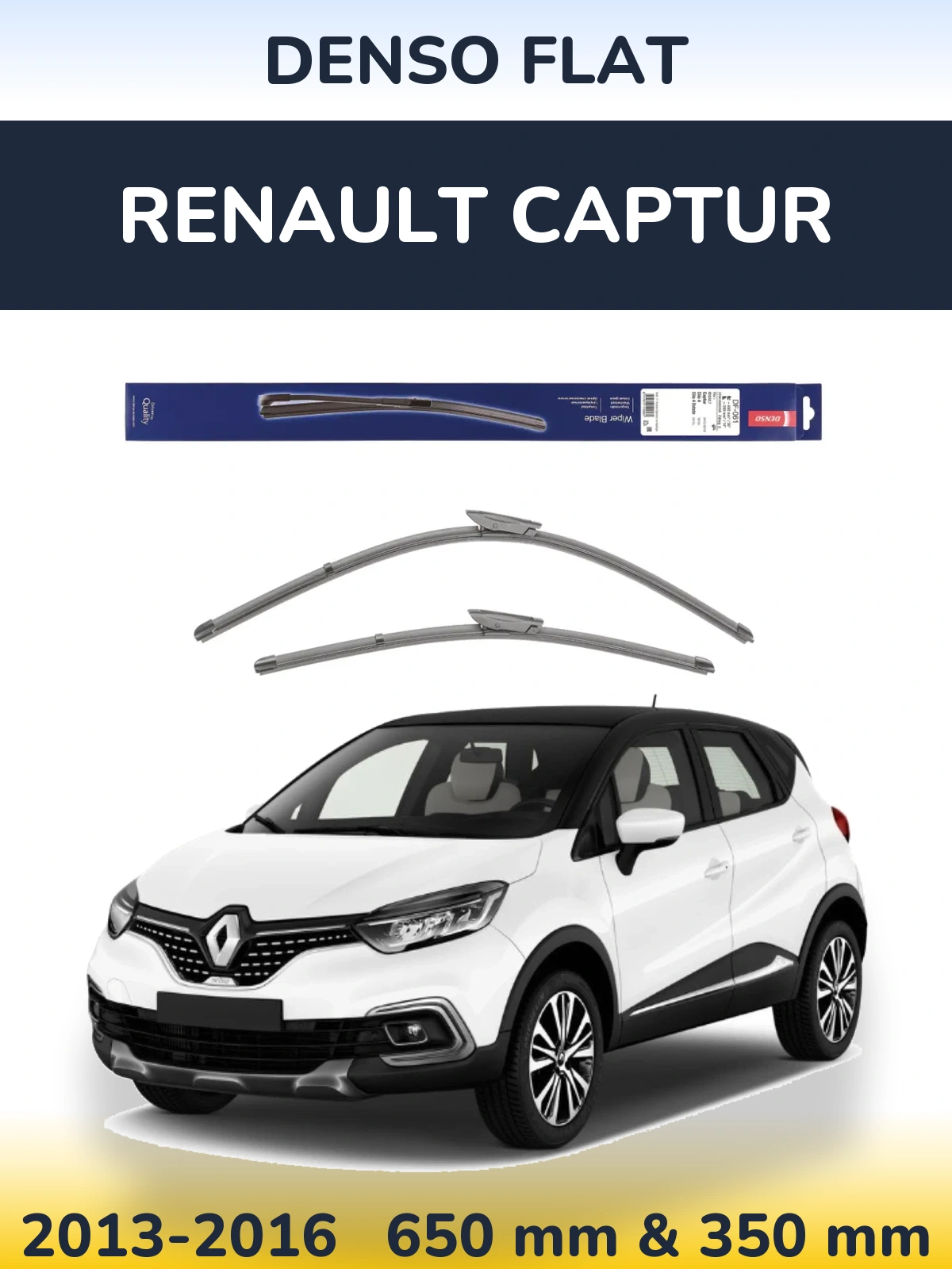 Ștergătoare Denso Flat pentru Renault Captur