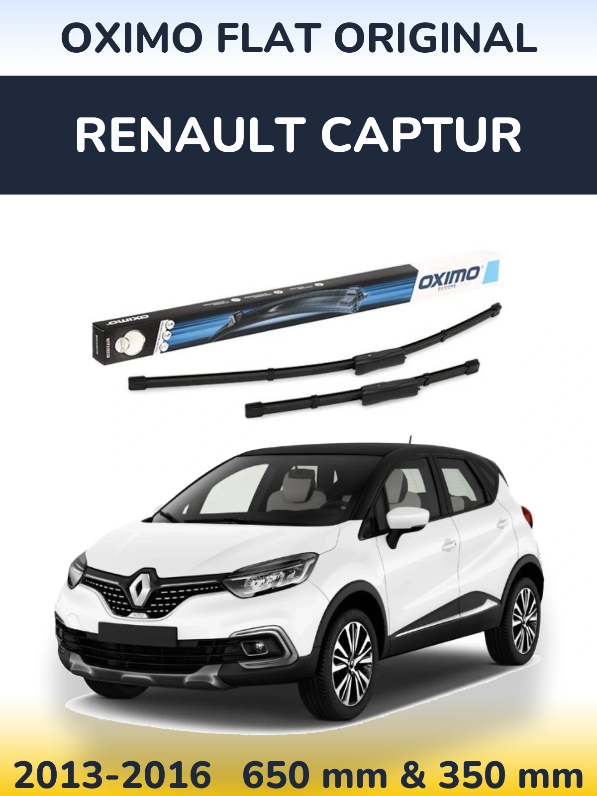 Ștergătoare Oximo Flat Original pentru Renault Captur
