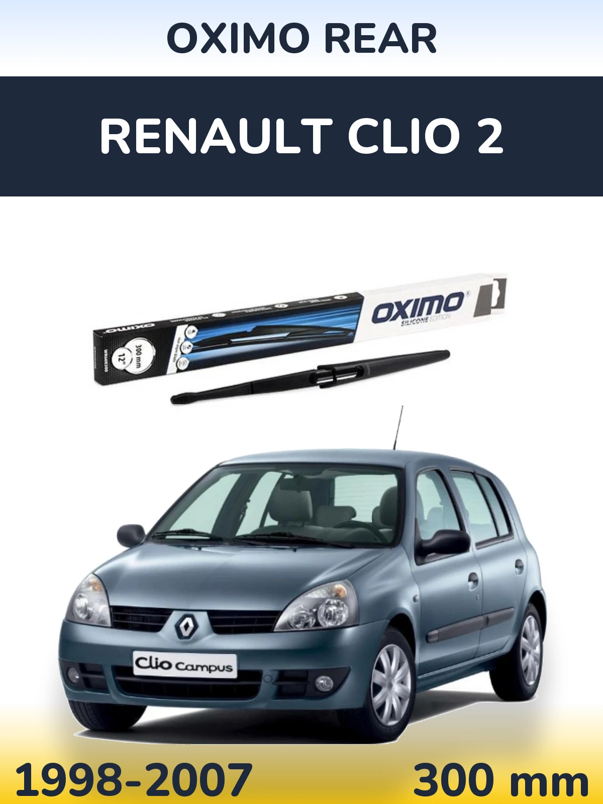 Ștergătoare Oximo Rear pentru Renault Clio 2