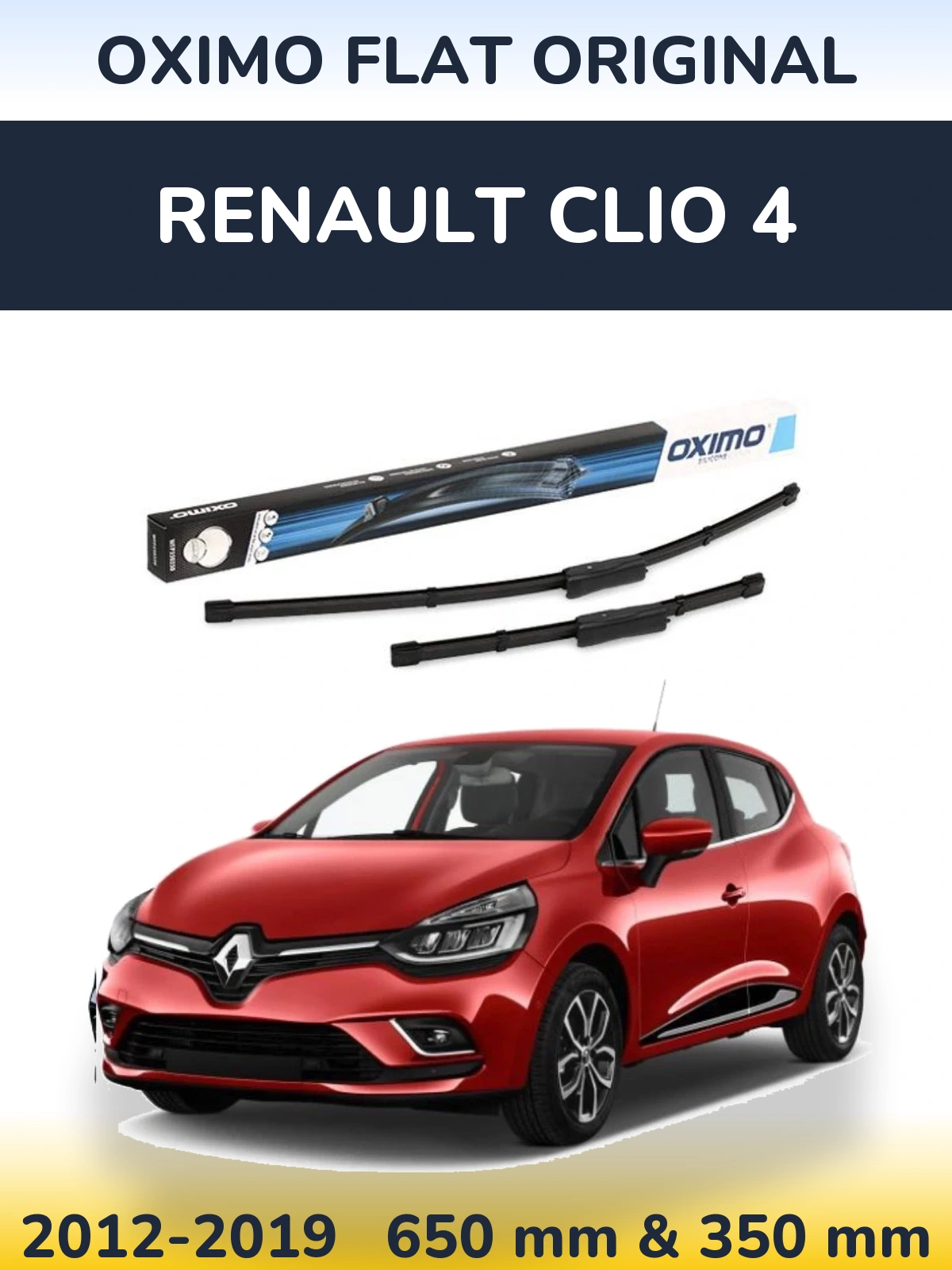 Ștergătoare Oximo Flat Original pentru Renault Clio 4