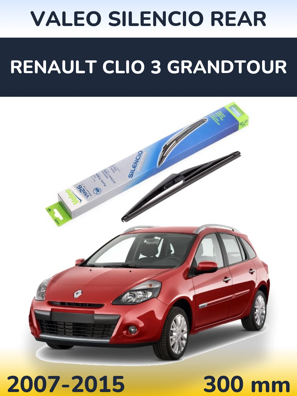 Ștergătoare Valeo Silencio Rear pentru Renault Clio 3 Grandtour