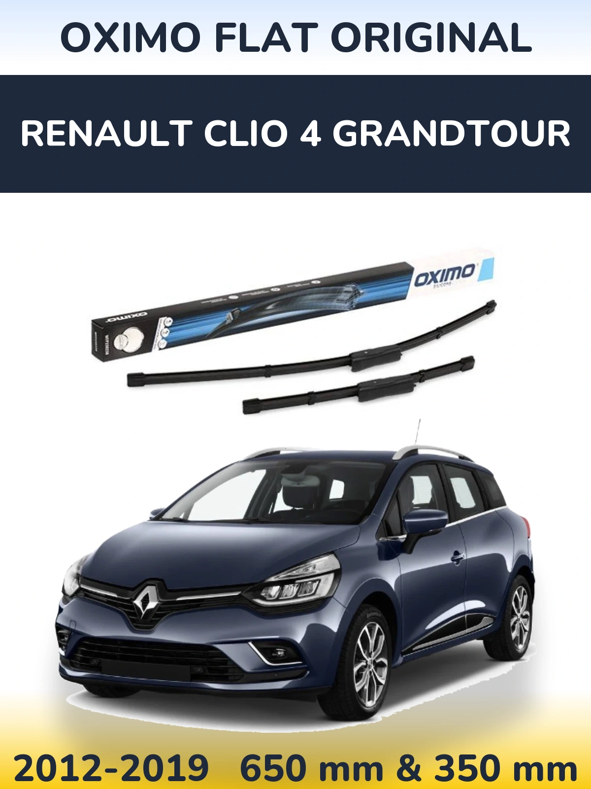 Ștergătoare Oximo Flat Original pentru Renault Clio 4 Grandtour
