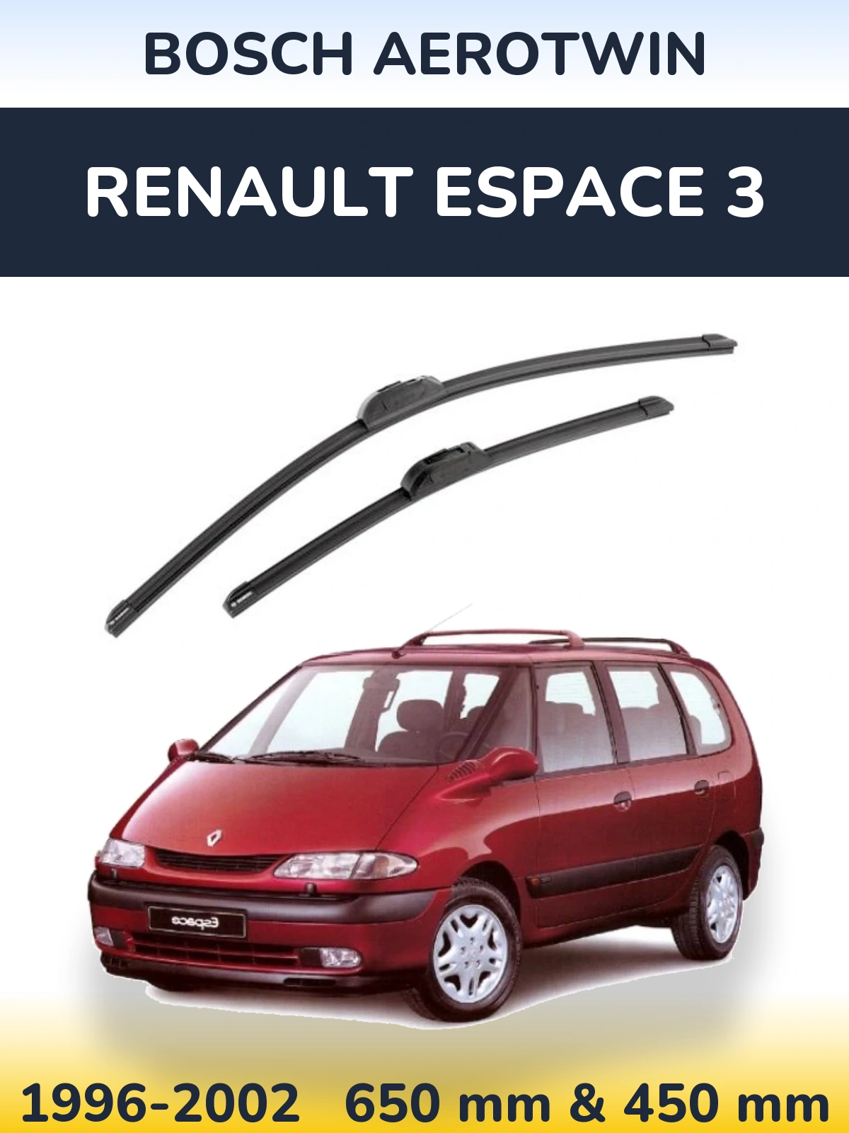 Ștergătoare BOSCH AeroTwin pentru Renault Espace 3