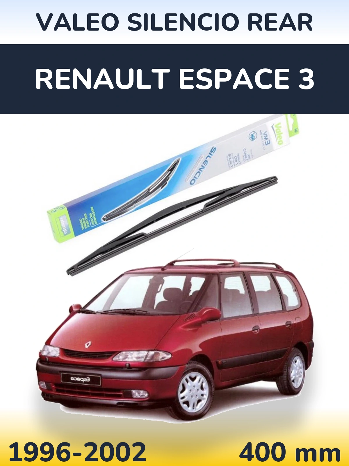 Ștergătoare Valeo Silencio Rear pentru Renault Espace 3