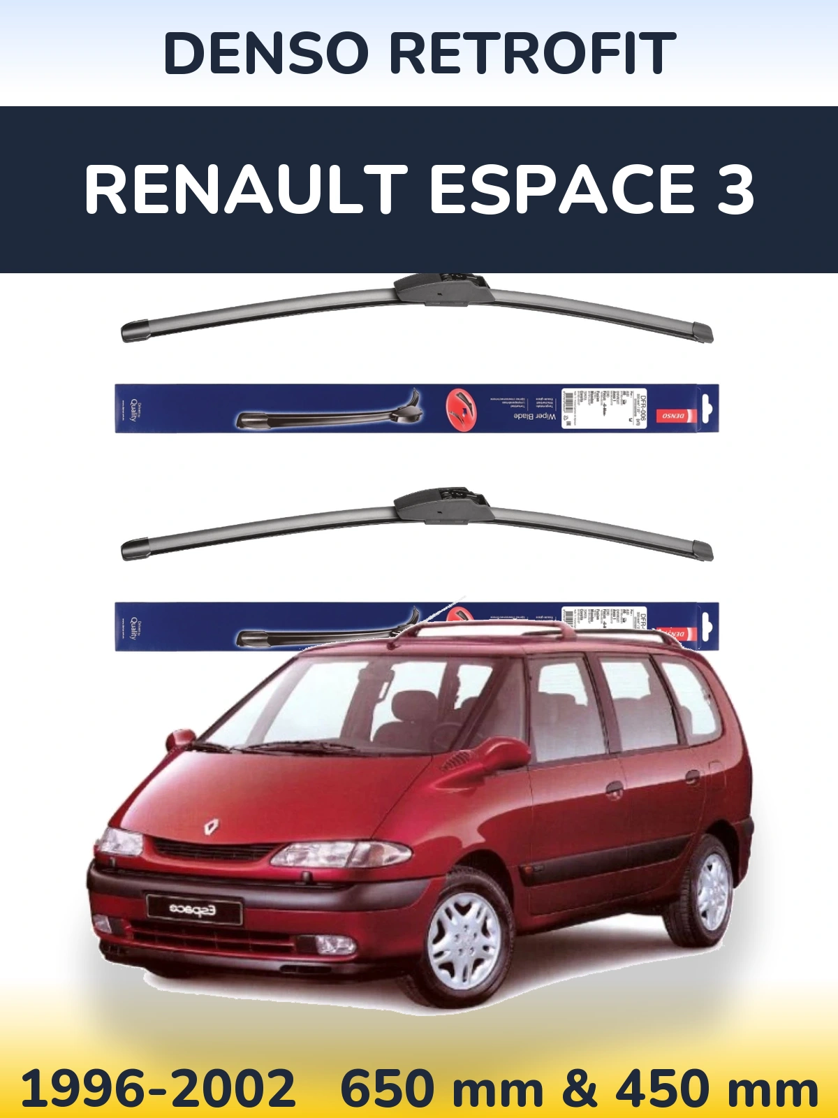 Ștergătoare Denso Retrofit pentru Renault Espace 3