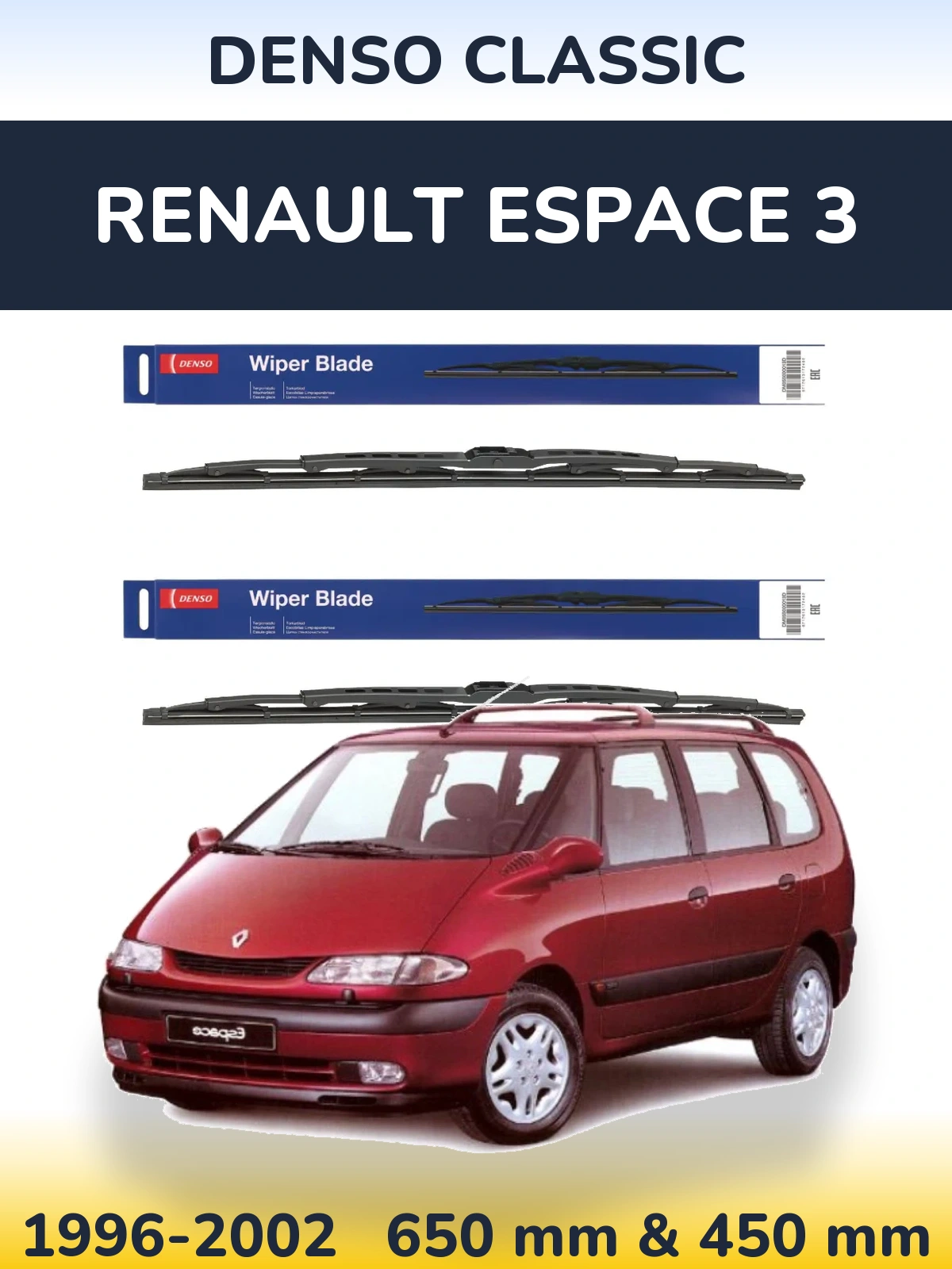 Ștergătoare Denso Classic pentru Renault Espace 3