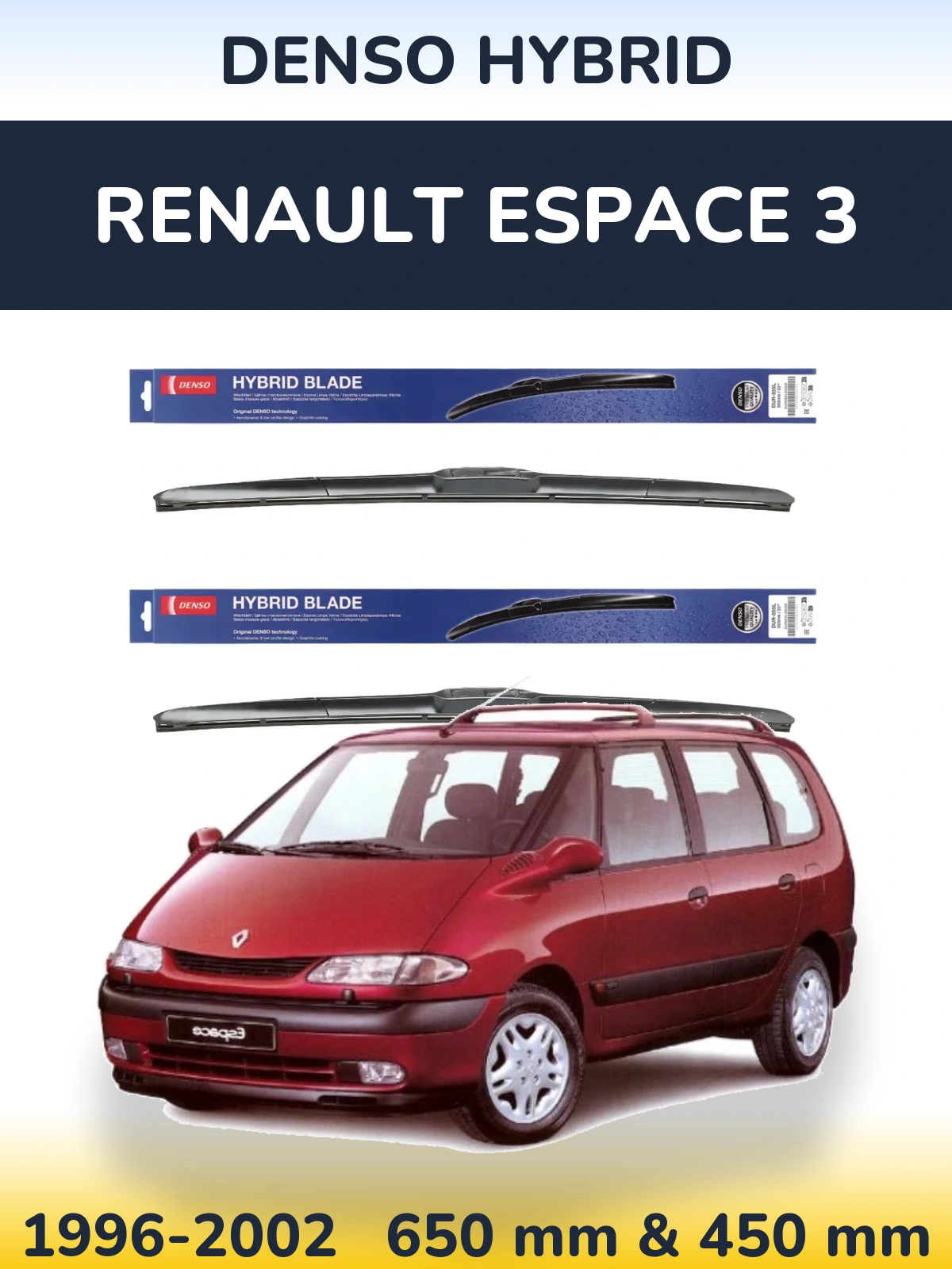 Ștergătoare Denso Hybrid pentru Renault Espace 3
