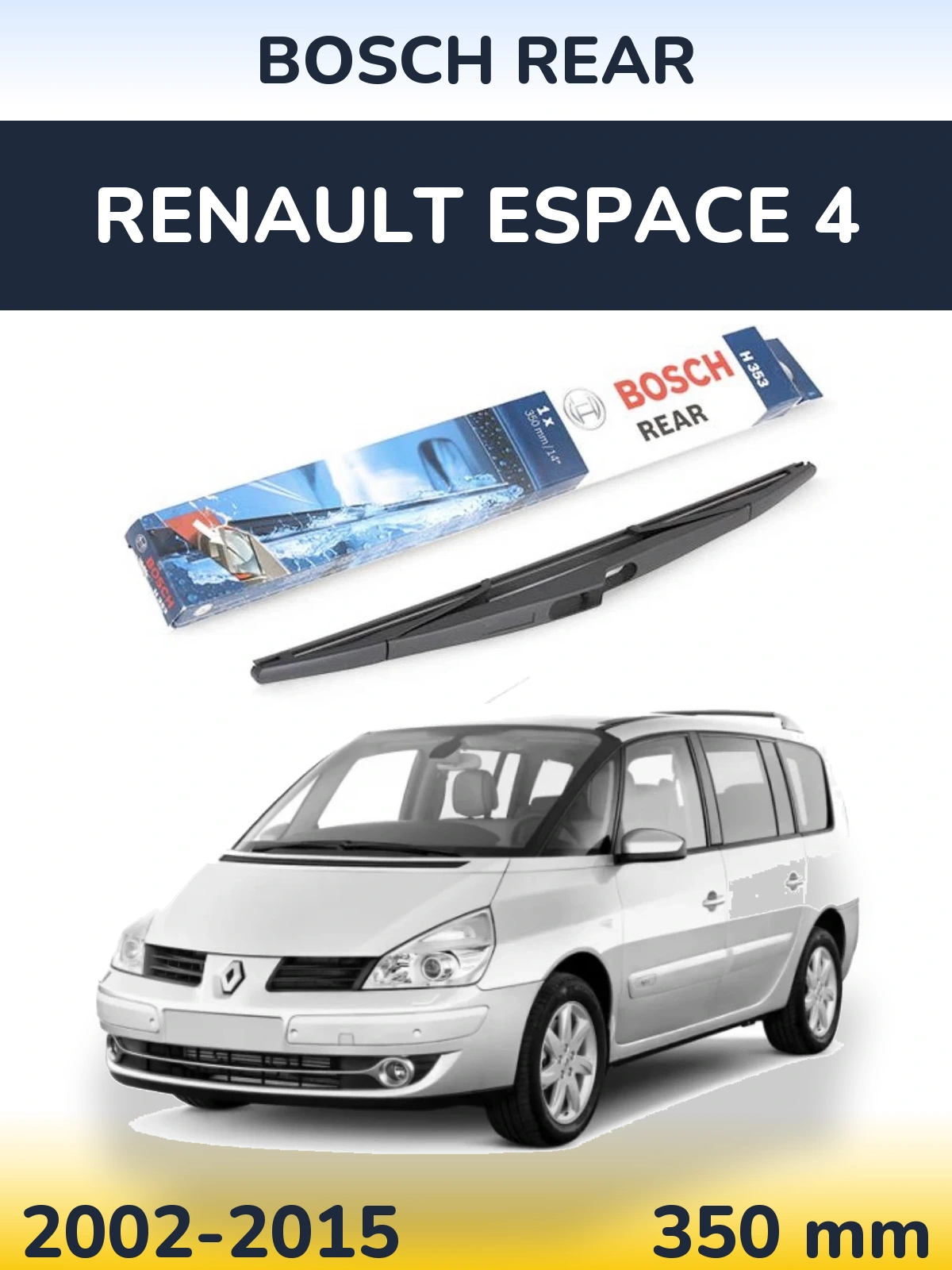 Ștergătoare BOSCH Rear pentru Renault Espace 4