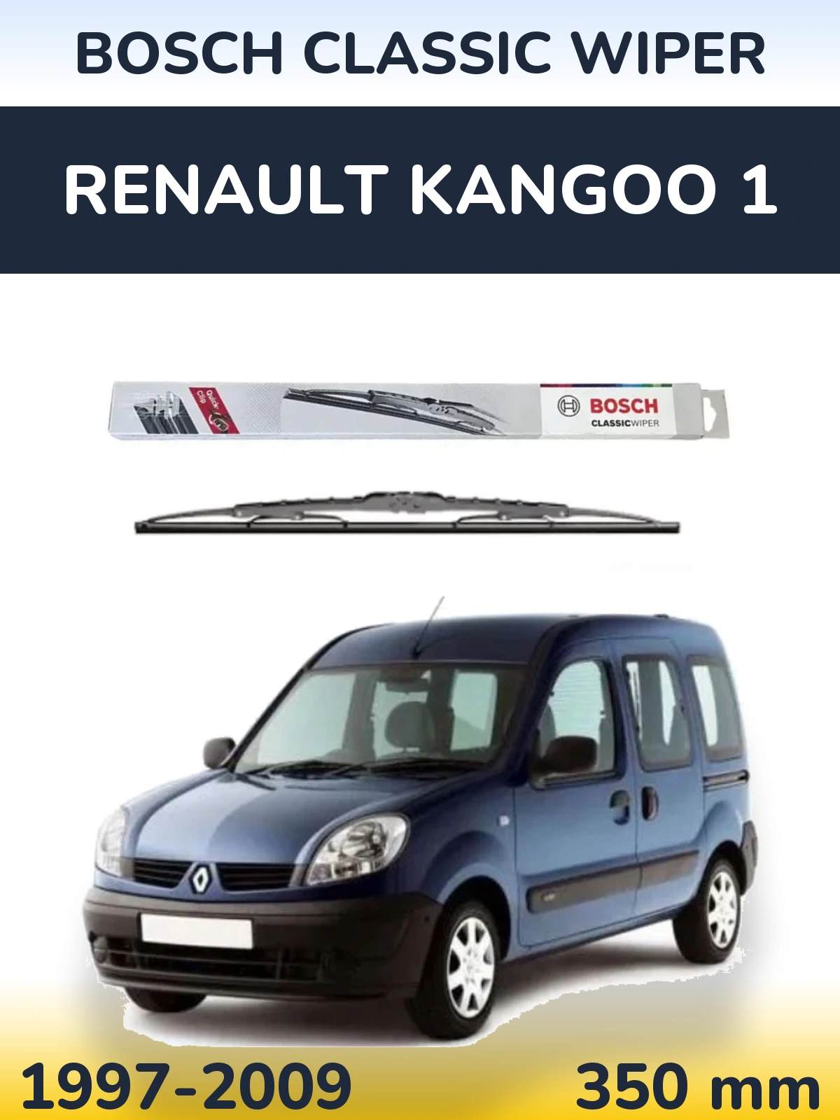 Ștergătoare BOSCH Classic Wiper pentru Renault Kangoo 1