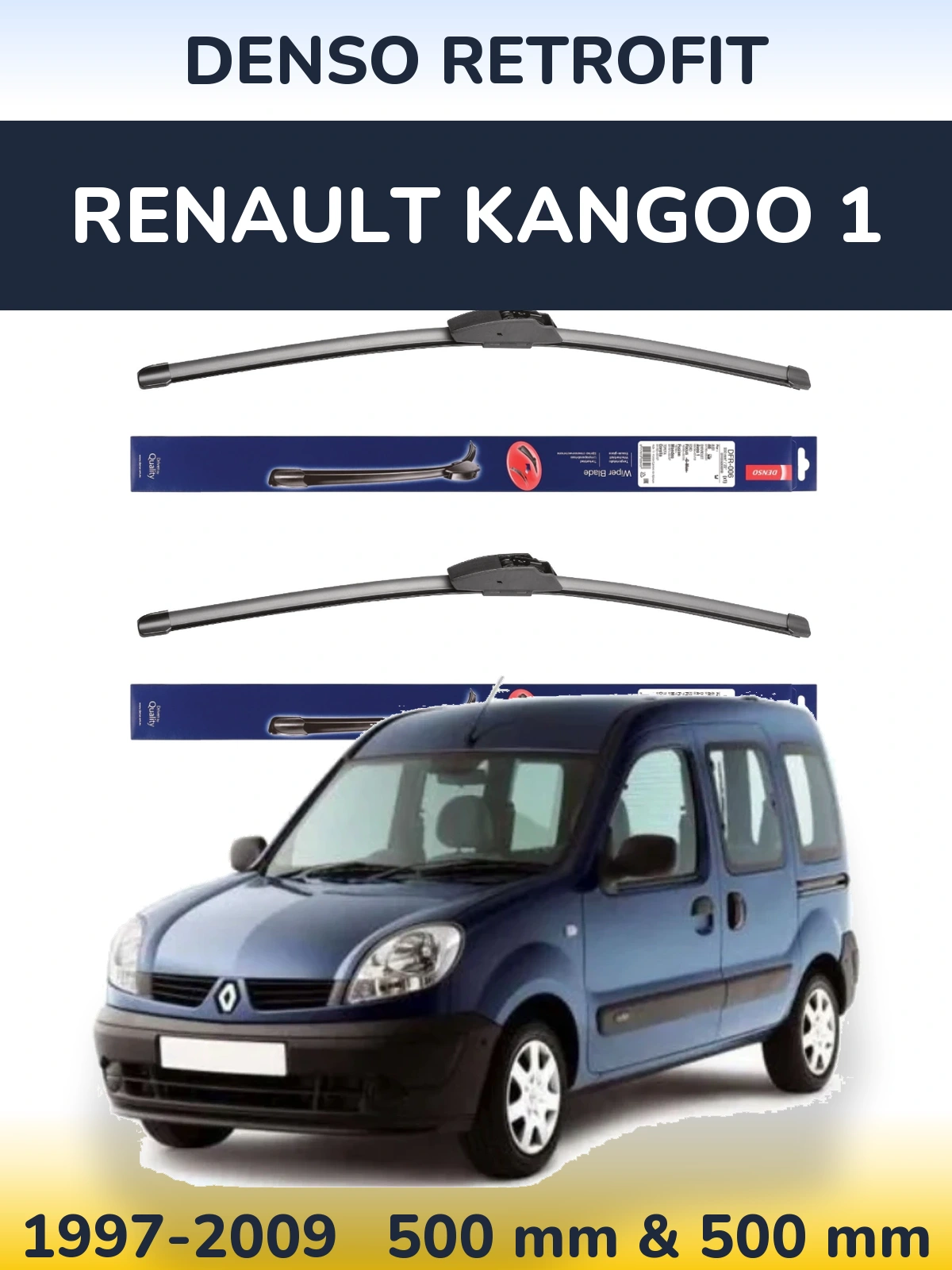 Ștergătoare Denso Retrofit pentru Renault Kangoo 1