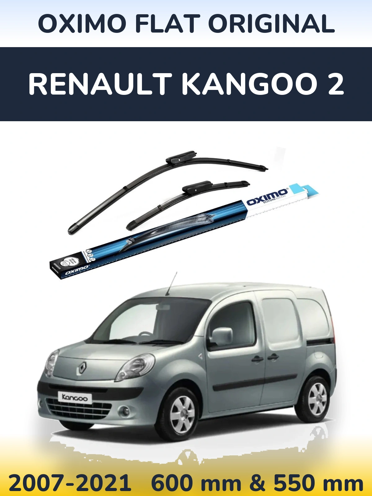 Ștergătoare Oximo Flat Original pentru Renault Kangoo 2