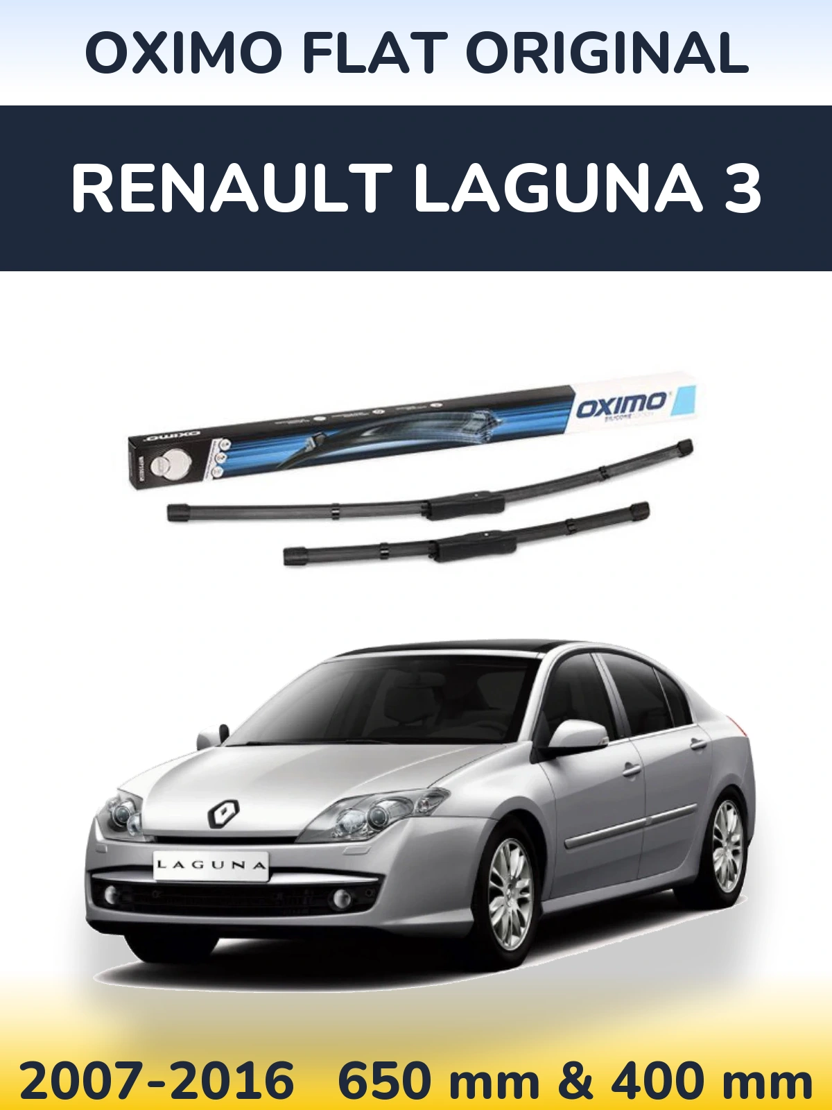 Ștergătoare Oximo Flat Original pentru Renault Laguna 3