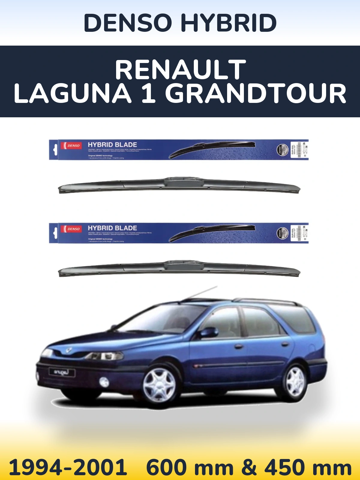 Ștergătoare Denso Hybrid pentru Renault Laguna 1 Grandtour