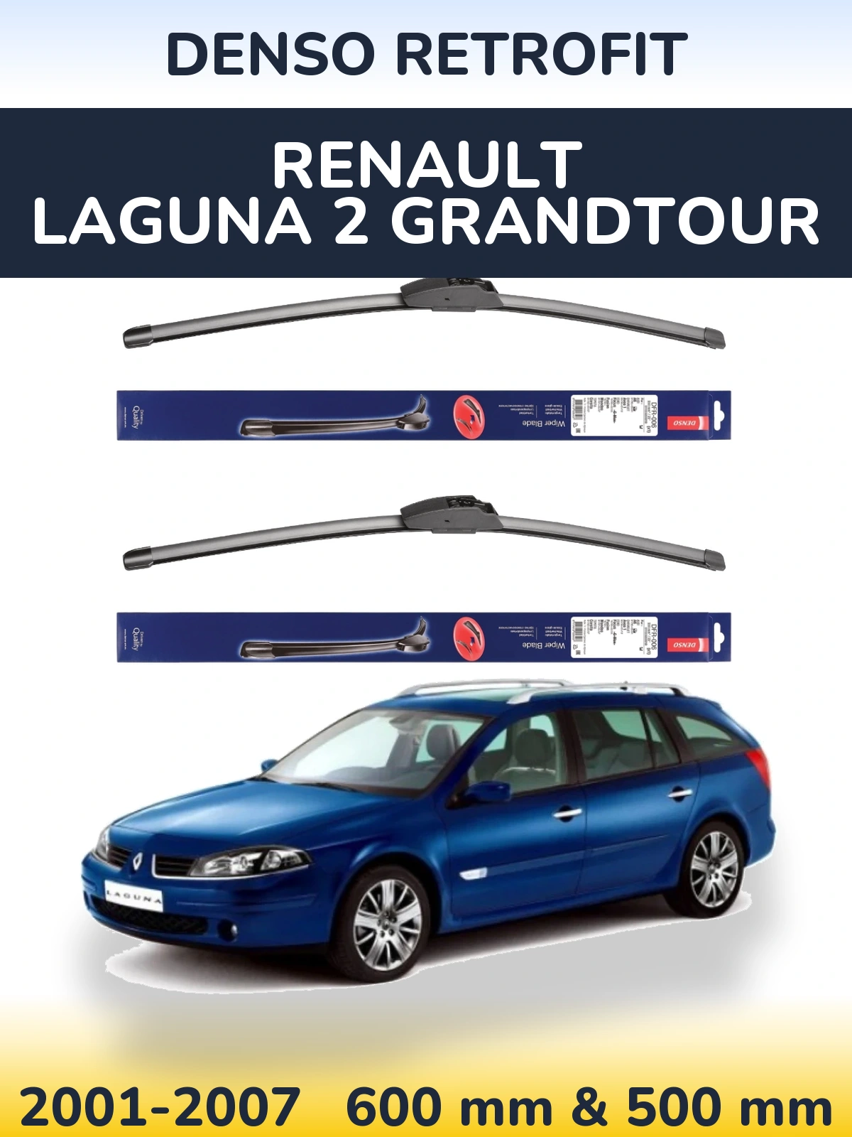 Ștergătoare Denso Retrofit pentru Renault Laguna 2 Grandtour