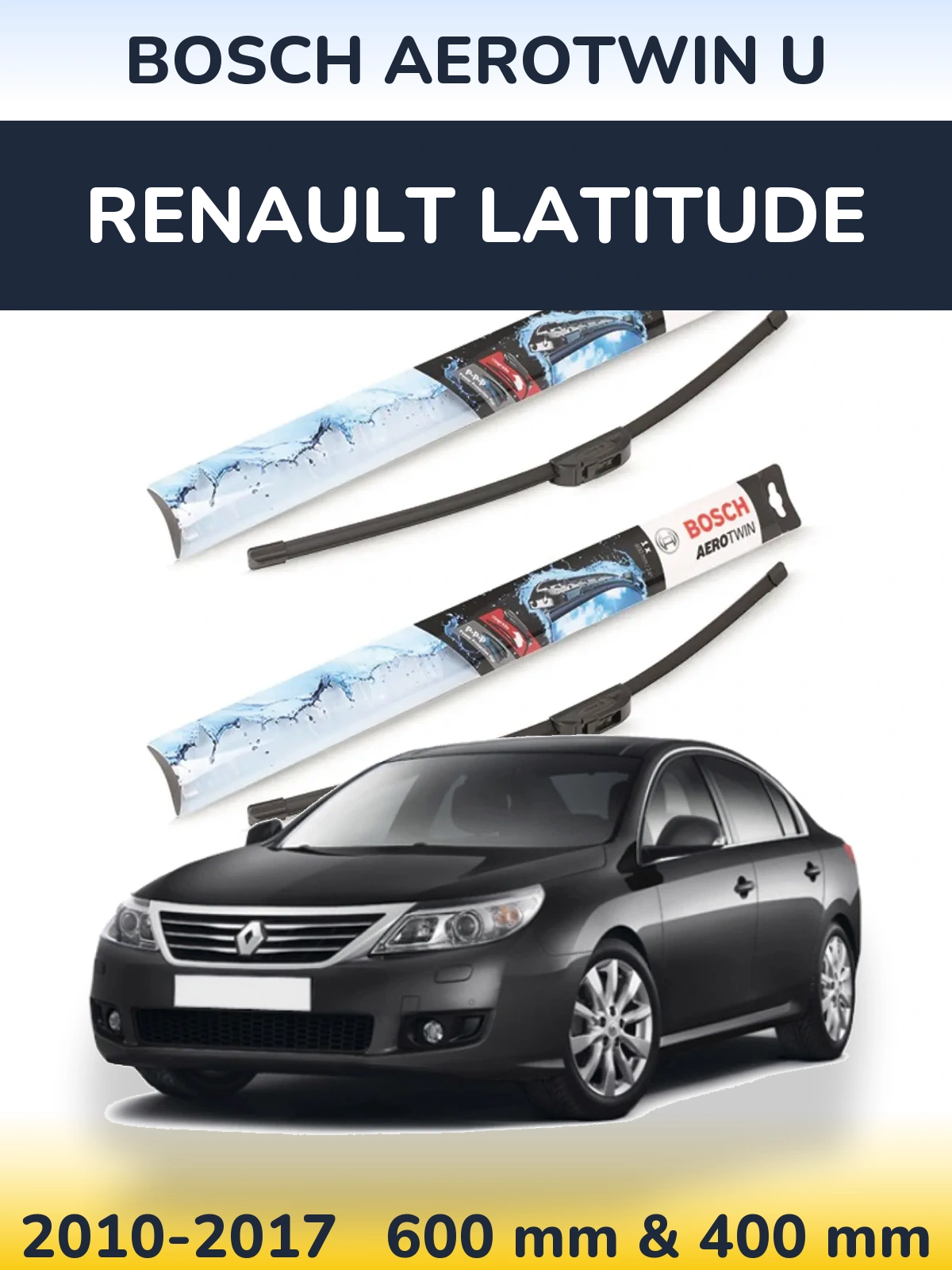 Ștergătoare BOSCH AeroTwin U pentru Renault Latitude