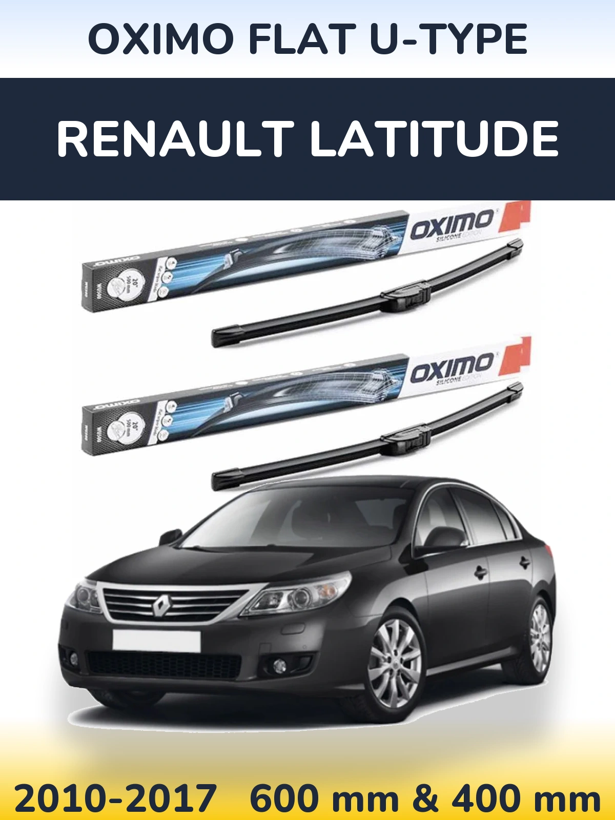 Ștergătoare Oximo Flat U-type pentru Renault Latitude