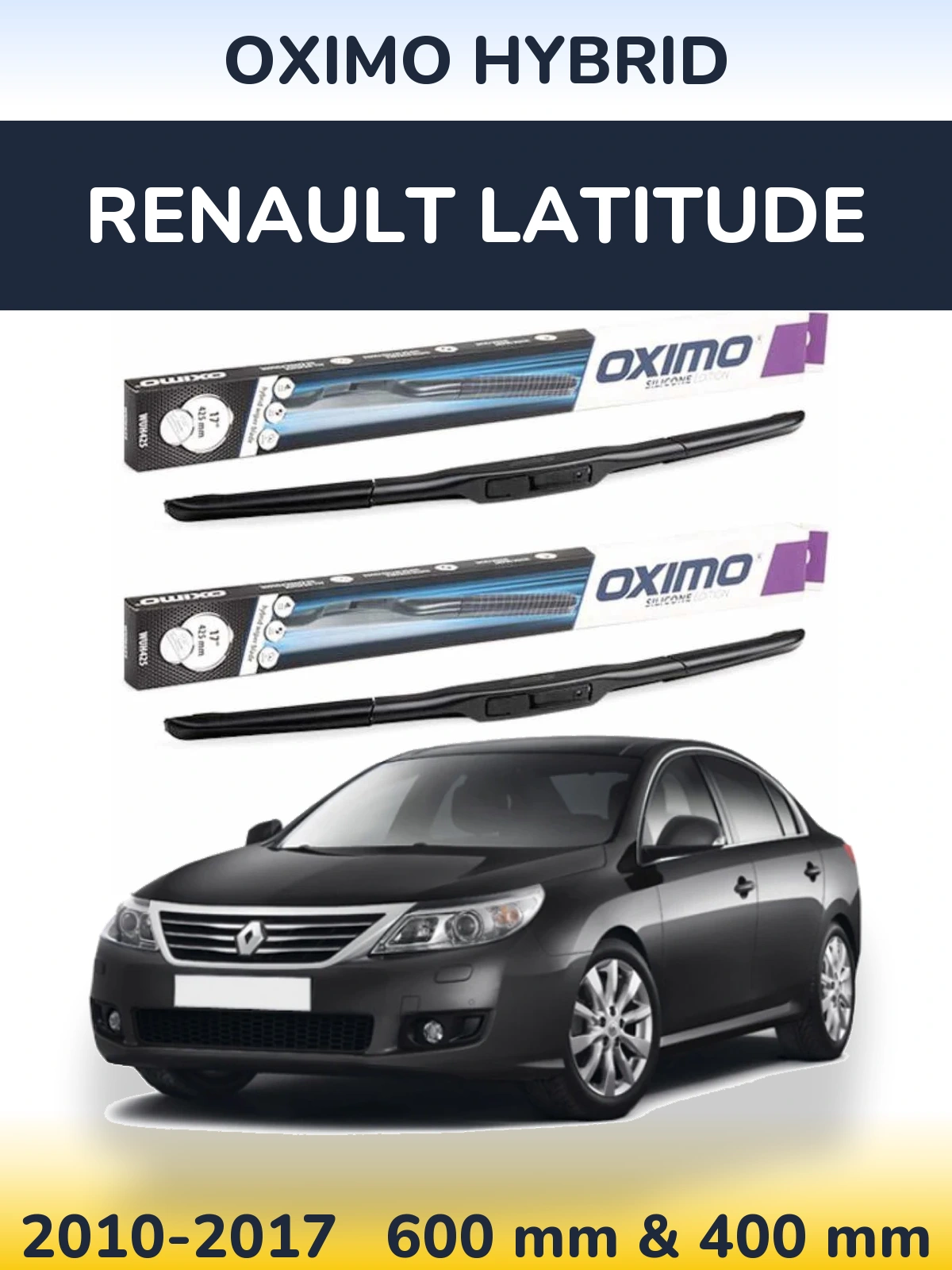 Ștergătoare Oximo Hybrid pentru Renault Latitude