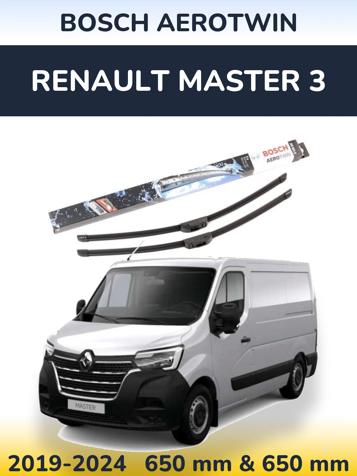 Ștergătoare BOSCH AeroTwin pentru Renault Master 3