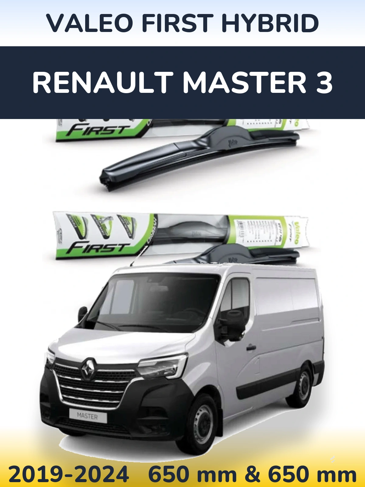 Ștergătoare Valeo First Hybrid pentru Renault Master 3