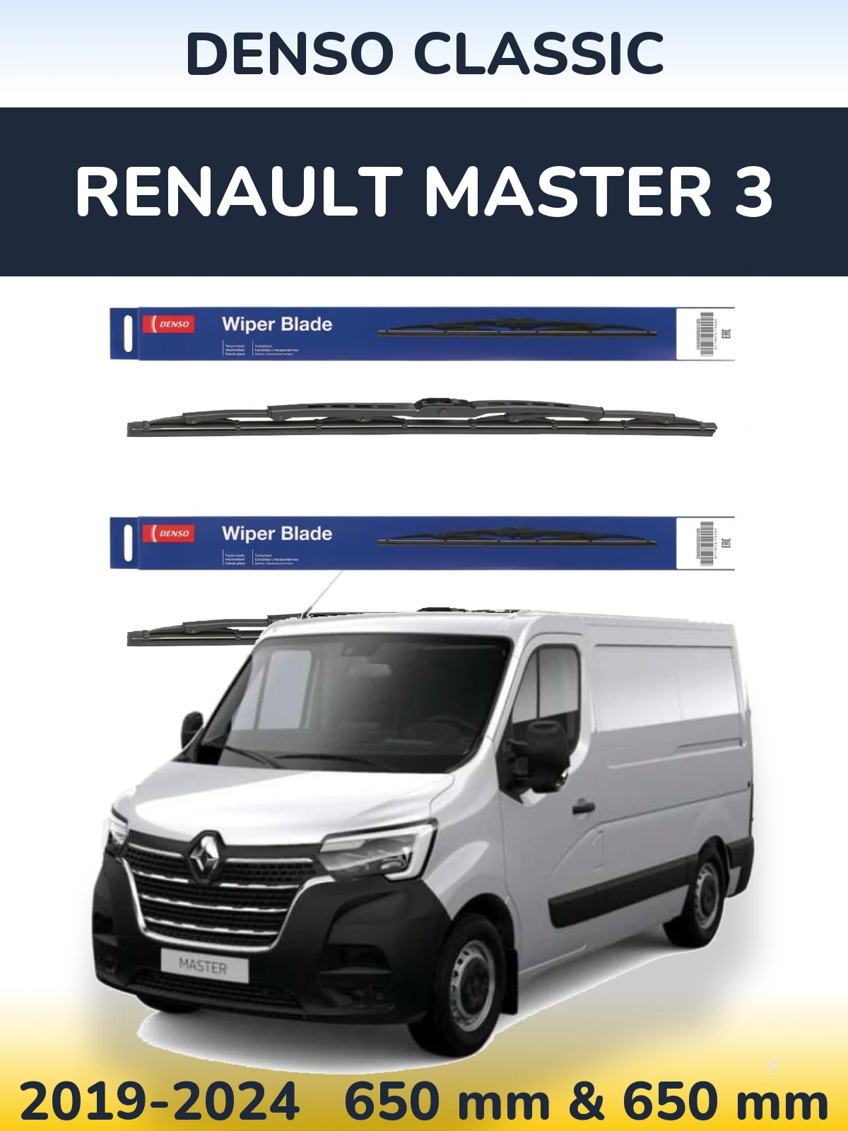 Ștergătoare Denso Classic pentru Renault Master 3