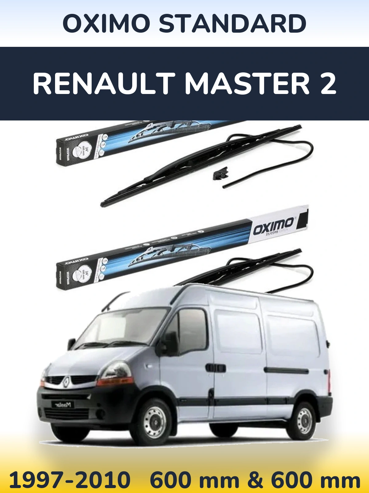 Ștergătoare Oximo Standard pentru Renault Master 2