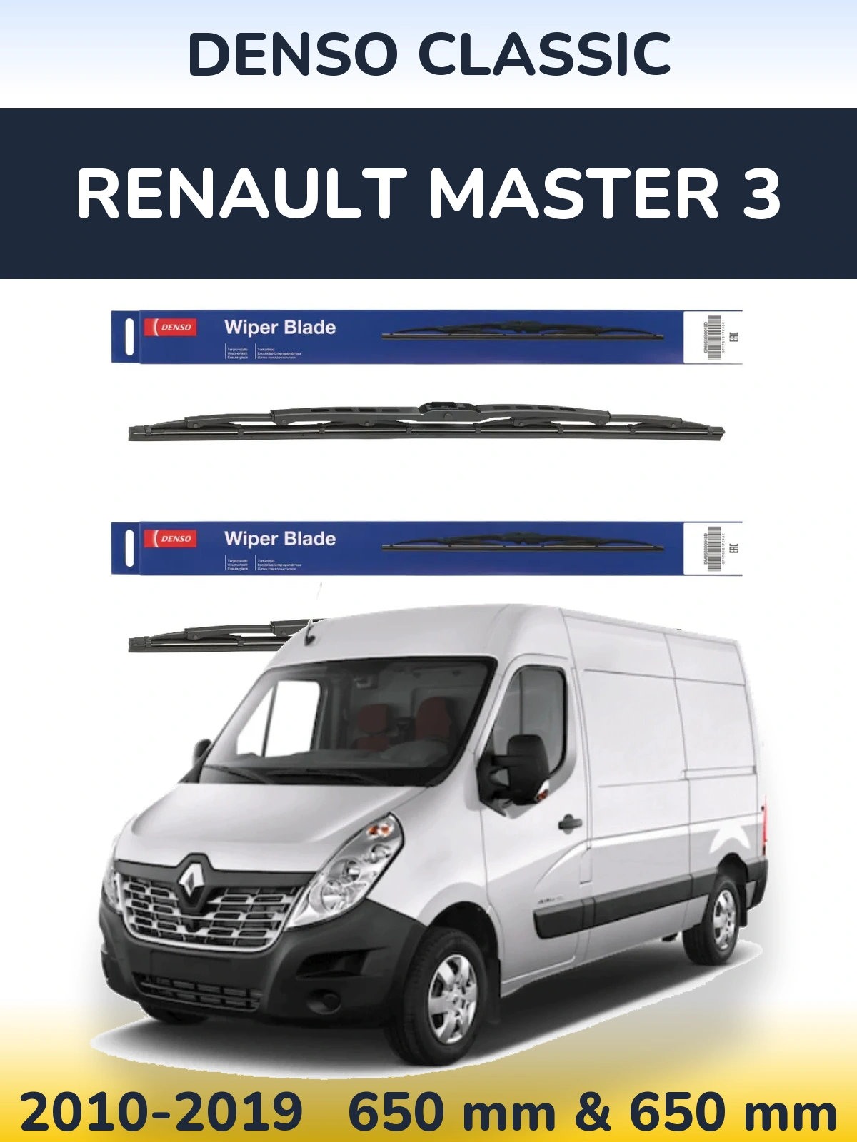 Ștergătoare Denso Classic pentru Renault Master 3